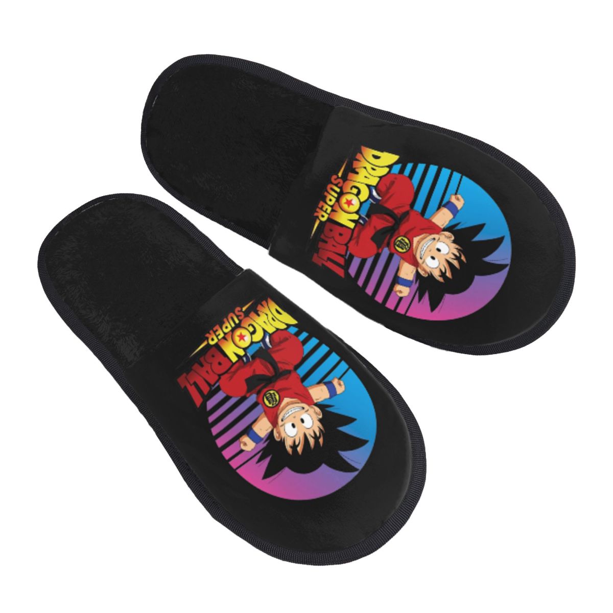 Insole Memory Foam - ドラゴンボールZ DBZ メモリーフォームスリッパ 男女兼用 室内履き 滑り止めソール付きギフト