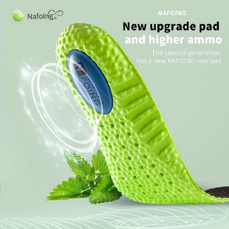 スポーツ衝撃吸収インソールグリーンpuメモリーフォーム通気性 - Insole Memory Foam のレビューと価格