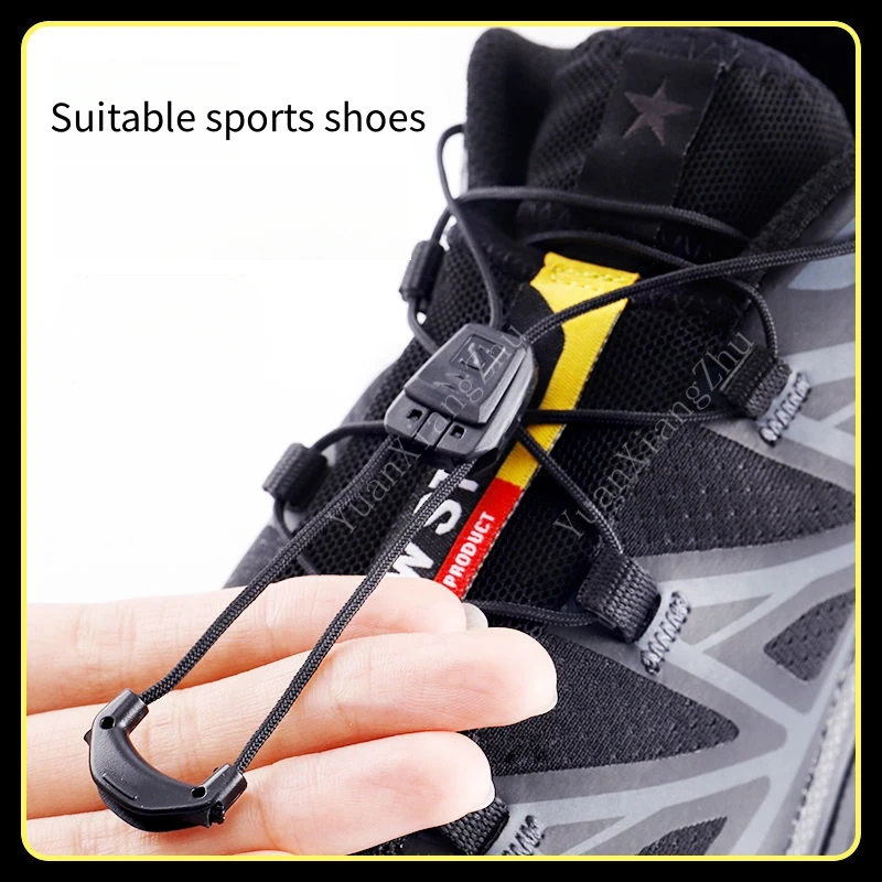 結ばないラウンドテニスシューレース ランニングスニーカー用  - Sneaker Care Accessories のレビューと価格