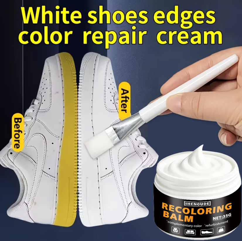 新しいホワイトシューエッジリペアクリーム 35g - スポー - Sneaker Care Spray のレビューと価格