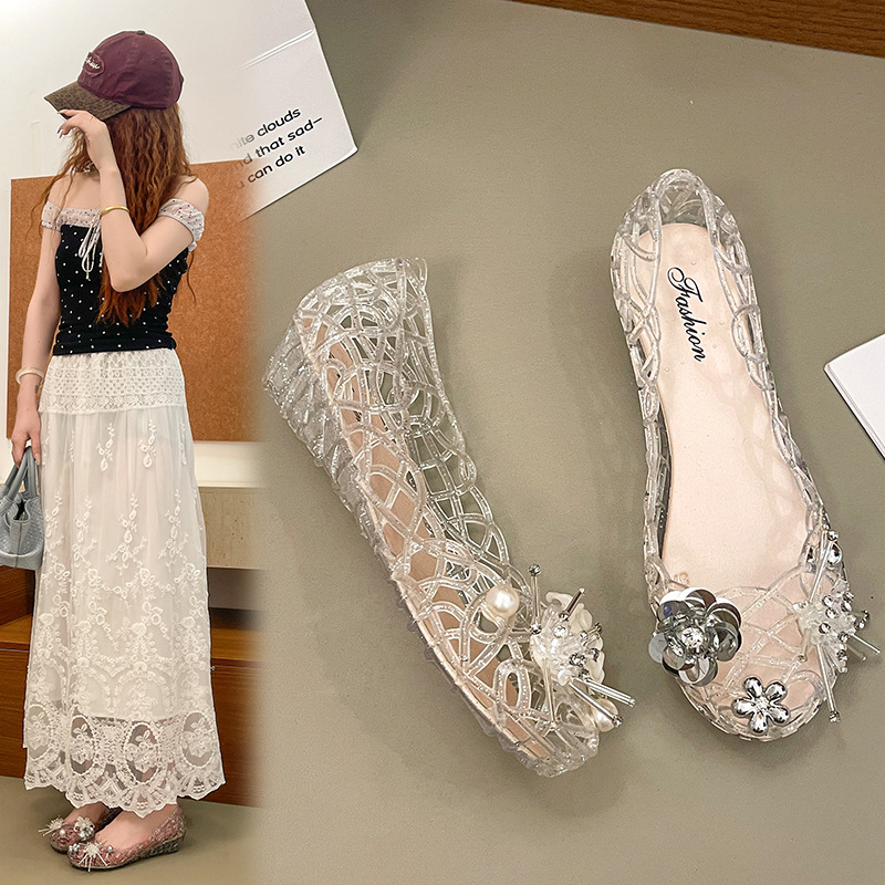 2026年 レディース ストレッチクロシェシューズ メモリー - Insole Memory Foam のレビューと価格