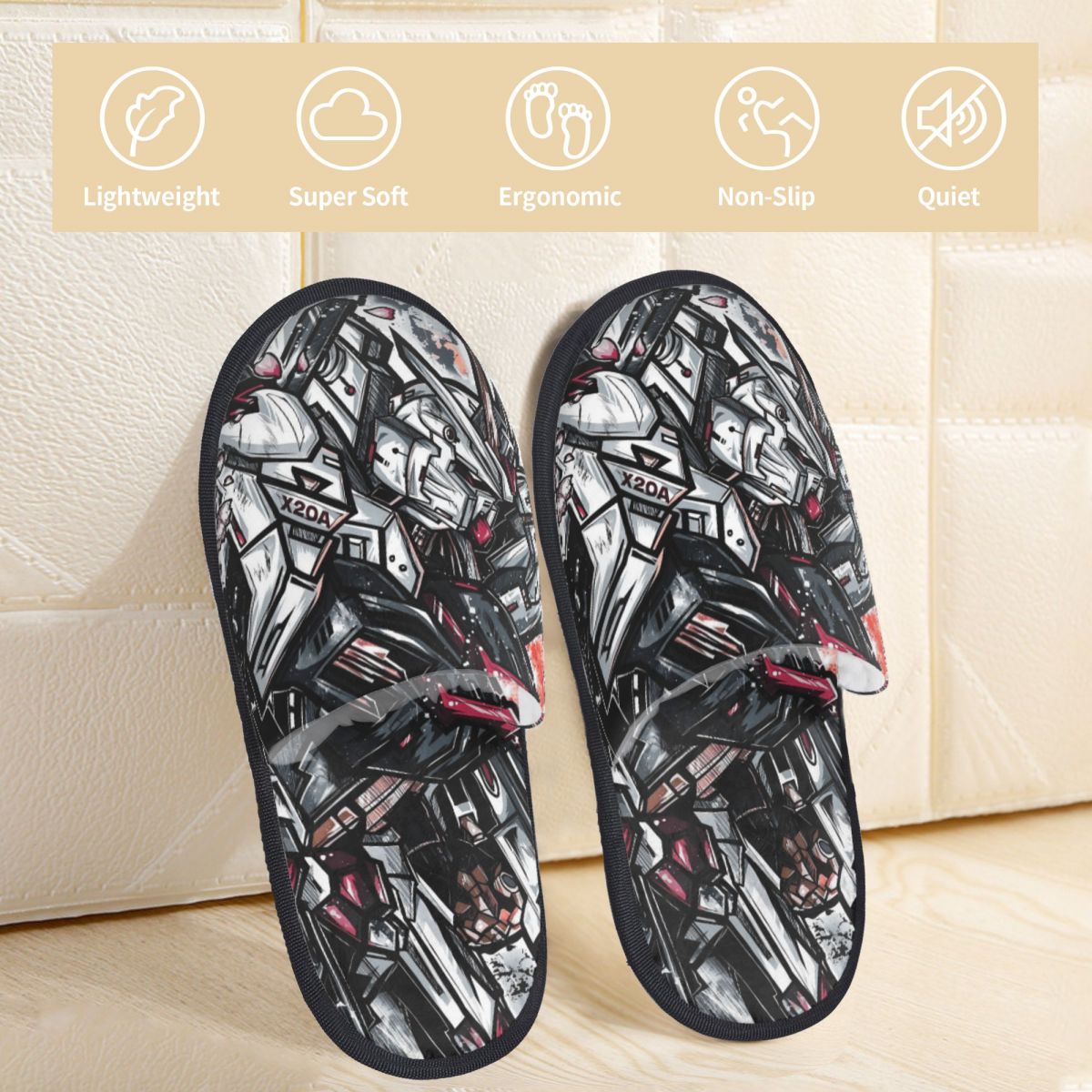 機動戦士ガンダム ベッドルームスリッパ メモリーフォーム入り - Insole Memory Foam のレビューと価格