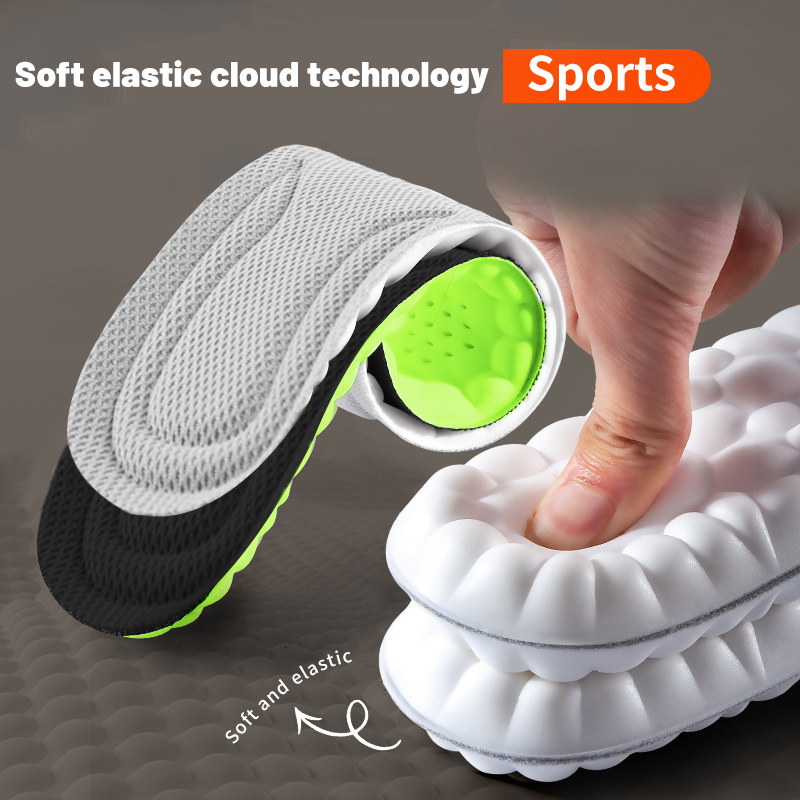 1 ペアのメモリーフォームインソール靴用男性女性ナノ抗菌マッ - Insole Memory Foam のレビューと価格
