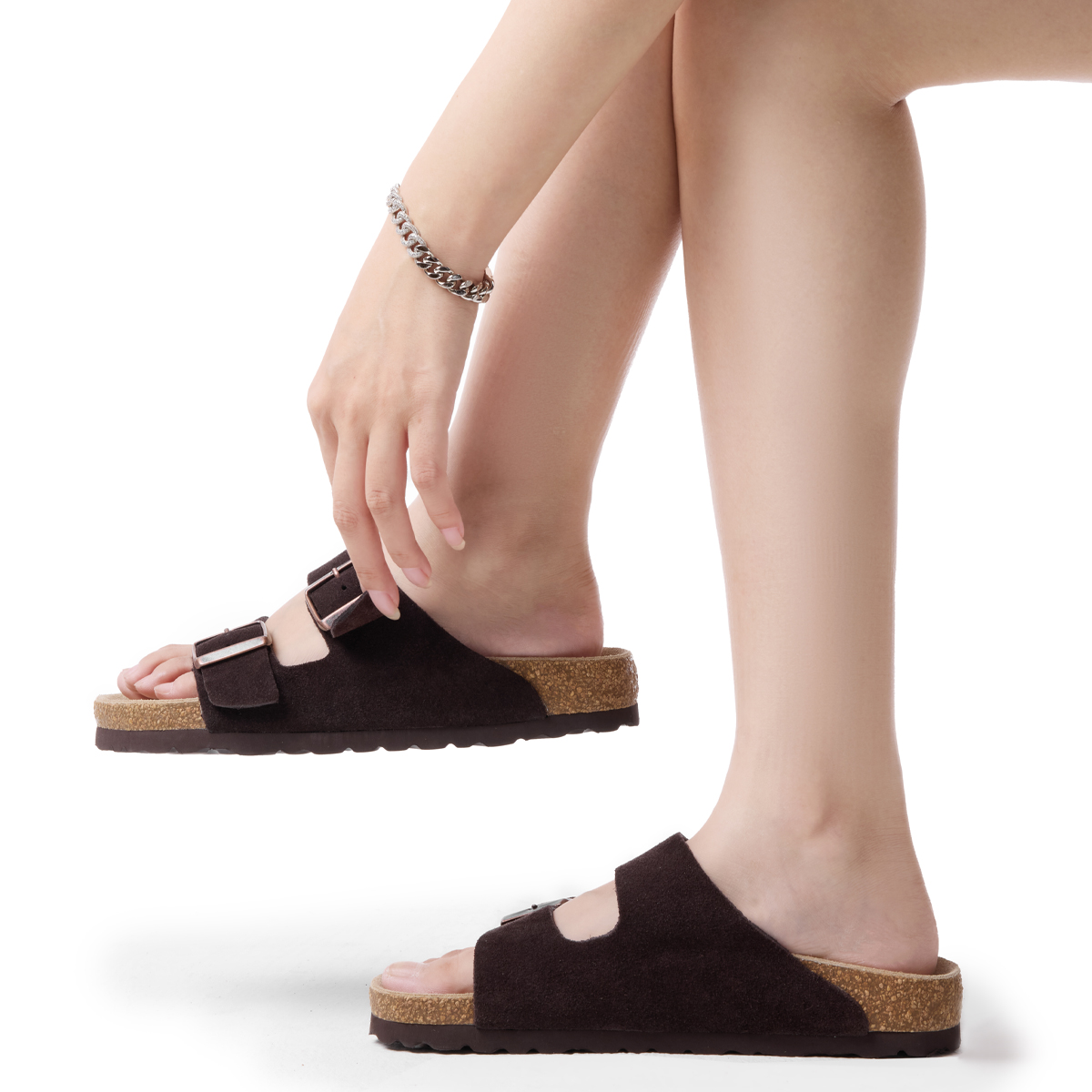 レディースサンダル、牛革、メモリーフォームインソール、アーチ - Insole Memory Foam のレビューと価格