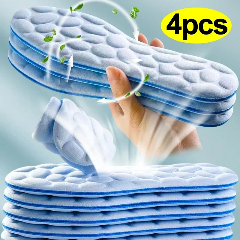 2/4 個ソフトマッサージ低反発インソールスポーツランニング - Insole Memory Foam のレビューと価格